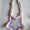 Gehaakte tas 'Pastel star'