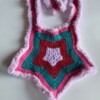 Gehaakte tas 'Purple star'