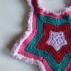 Gehaakte tas 'Purple star'