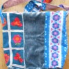 Grote tas van vintage stoffen
