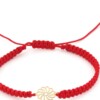 Handgemaakte armband met 14 karaat bedel Madeliefje