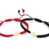 Handgemaakte armband met 14 karaat bedel Madeliefje