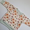 Trui- sweatshirt- bloemen-beige