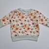 Trui- sweatshirt- bloemen-beige