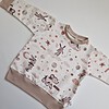 Handhemaakte truin- sweatshirt- dieren-maan