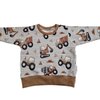 Handhemaakte truin- sweatshirt- tractor