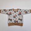Handhemaakte truin- sweatshirt- tractor