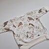 Handhemaakte truin- sweatshirt- vogels