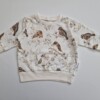 Handhemaakte truin- sweatshirt- vogels