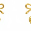 Heart Bow Dangle Earrings