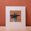 Klein schilderij bloempot