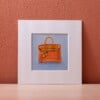 Klein schilderij designer tas