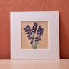 Klein schilderij lavendel