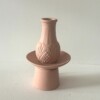 Kleine kandelaar in rose