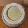 (Planten)potje keramiek lichtblauw gemêleerd handgedraaid 7x8,5cm