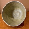 (Planten)potje keramiek lichtblauw gemêleerd handgedraaid 7x8,5cm