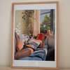 Print tranquil reading