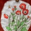Tas met vintage klaprozen