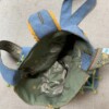 Tas van vintage borduurwerk en stoffen