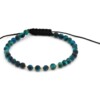 Tijdloze Armband met Blauwe Tijgeroog en 14 Karaat Gouden Kralen 2 mm, voor vrouwen en mannen, ideaal als cadeau