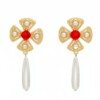 Victorian style | Vivienne pearl drops | 18k Gold Plated