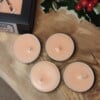 Waxinelichtjes set Pompoen Botercreme