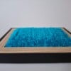 mini aaibare kunstwerkje in listje Blauw