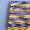 Gehaakte muts 'Lilac & yellow'