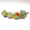 Ketting glaskralen lente glitters