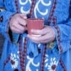 Kimono - Unisex - One size fits all - Indian Bloom Collection - Blue