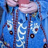 Kimono - Unisex - One size fits all - Indian Bloom Collection - Blue