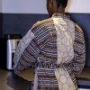 Kimono - Unisex - One size fits all - Quilted Charm Collection - Brown