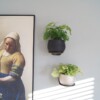 Plantdrager Flora Zwart | ø15cm