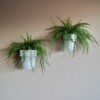 Plantendrager Flora Goud ø 12 cm Eco + Pot Light Marble Grey