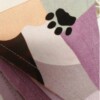 Vlaggenlijn met afdruk kattenpootjes | Lila Fantasie | 1.5 Mtr | Woonslinger