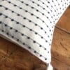 Mexicaanse handgemaakt kussenhoezen, beis / grijs, regio Chiapas, gemaakt op een weefgetouw, mexicaanse textiel, mexicaanse decoratie, mexicaans ontwerp.