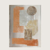 Abstracte compositie warm