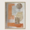 Abstracte compositie warm