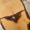 Amethyst macrame ketting