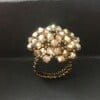Bloemenmand ring - Honingschuim