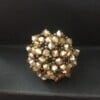 Bloemenmand ring - Honingschuim
