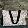 Dubbelzijdige Tropical Strandtas – Flamingo & Zwart