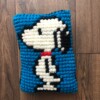 Gehaakte Snoopy Kussen 30 x 20 cm