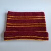 Gehaakte muts 'Harry Potter Gryffindor house'