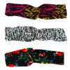 Haarband Ikara zwart met design