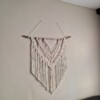Handgemaakte boho macrame muurhanger