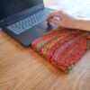 Handgetufte polsmatten MULTI-KLEUR – Comfort en stijl voor jouw werkplek