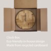 Handmade Herringbone Clock - Upcycled Oak Masterpiece
