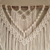 Hangemaakte boho macrame wallhanging diamant