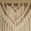 Hangemaakte boho macrame wallhanging diamant